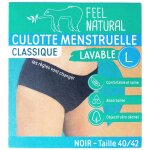 Feel natural - culotte menstruelle classique noir sous - vtements menstruels 1 pieces female