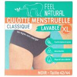 Feel natural - culotte menstruelle classique noir sous - vtements menstruels 1 pieces female