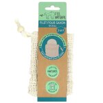 Feel natural - filet savon en sisal 2en1 savon 1 pieces unisex
