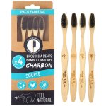 Feel natural - lot 4 brosses à dents charbon - souple - brosses à dents et gratte - langue 1 pieces unisex ... Feel natural - lot 4 brosses à dents charbon - souple - brosses à dents et gratte - langue 1 pieces unisex ...