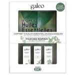 Galeo - coffret 3 huiles essentielles biologiques |pour bien respirer| + guide aromathrapie et huiles ...