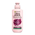 Garnier - ultra doux crme de soin coiffante 2 - en - 1 enrichie en huile de ppin de raisin cire et ...