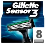 Gillette lames de rasoir lames de rasoir pour homme gillette sensor3, x 8