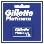 Gillette - gillette platinum lame de rasoir pour homme x5 rasage 5 pieces male