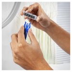 Gillette rasoirs jetables gillette blue3 hybrid manche de rasoir + 9 lames Gillette rasoirs jetables gillette blue3 hybrid manche de rasoir + 9 lames