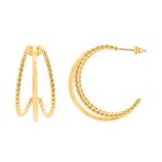 Heideman - boucles d'oreille horus couleur or boucles d'oreilles 1 pieces female