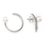 Heideman - boucles d'oreilles looping couleur argente polie 1 pieces female