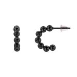Heideman - boucles d'oreille oscar noir bijoux homme 1 pieces male Heideman - boucles d'oreille oscar noir bijoux homme 1 pieces male
