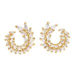 Heideman - boucles d'oreilles plagula couleur or 1 pieces female Heideman - boucles d'oreilles plagula couleur or 1 pieces female