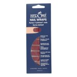 Herome cosmetics - nail wraps vernis  ongles 1 pieces marron unisex