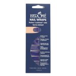 Herome cosmetics - nail wraps vernis  ongles 1 pieces noir unisex