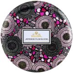 Voluspa japonica bougie 3 meches boite metal japanese plum bloom