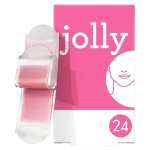 Jolly cire d'epilation jolly bandes de cire visage, pour femme, paquet de 24