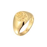Kuzzoi - bague chevalire hommes rose argent sterling 925 chunky bijoux homme 1 pieces male