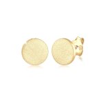 Kuzzoi - boucles d'oreilles fiche mle go brosse en argent 925 sterling bijoux homme 1 pieces male
