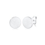 Kuzzoi - boucles d'oreilles fiche mle go brosse en argent 925 sterling bijoux homme 1 pieces male