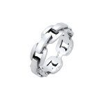 Kuzzoi - chane pour homme d'aspect robuste en argent sterling 925 bijoux homme 1 pieces male