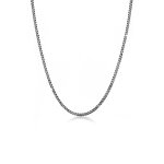 Kuzzoi - chane de rservoirs basic minimal massif collier homme - (925 / 1000) argent bijoux homme 1 ...