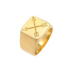 Kuzzoi - chevalière flèche base mat bague homme - (925 / 1000) argent bijoux homme 1 pieces male Kuzzoi - chevalière flèche base mat bague homme - (925 / 1000) argent bijoux homme 1 pieces male