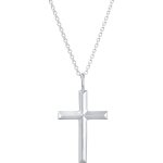 Kuzzoi - collier pour hommes en 925 / 1000 argent massif oxyd, plaqu or bijoux homme 1 pieces male