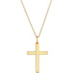Kuzzoi - collier pour hommes en 925 / 1000 argent massif oxyd, plaqu or bijoux homme 1 pieces male