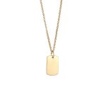 Kuzzoi - kuzzoi collier avec pendentif hommes platelet chane rolo or jaune 375 festival or 50 cm colliers ...