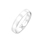Kuzzoi - hommes partenaire mariage en or blanc 585 bijoux homme 1 pieces male