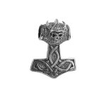 Kuzzoi - hommes marteau tte de mort celtique cool en argent sterling 925 bijoux homme 1 pieces male