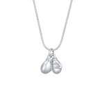 Kuzzoi - hommes pendentif gants de boxe force en argent sterling 925 bijoux homme 1 pieces male Kuzzoi - hommes pendentif gants de boxe force en argent sterling 925 bijoux homme 1 pieces male