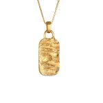 Kuzzoi - hommes pendentif plaque martel military en argent sterling 925 bijoux homme 1 pieces male