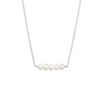 Kuzzoi - hommes tendance lgante avec perles de culture d'eau douce en argent sterling 925 colliers ...