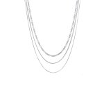 Kuzzoi - parure de collier hommes chane figaro chane gourde chane vnitienne argent sterling 925 colliers ...