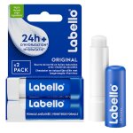Labello - baumes soin des lvres lot de 2 sticks hydratant original coffrets soin visage 1 pieces unisex ...