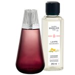 Maison berger amphora coffret lampe berger amphora framboise + parfum de maison 250ml fleur d'oranger ...