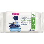 Nivea dmaquillant micellaire lingettes dmaquillantes visage&yeux peaux normales 100% fibres vgtales ...