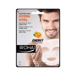 Iroha nature visage masque visage en tissu - homme - hydra vital - energie