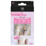 Mb milano - kit de 72 faux - ongles décorés nail art 72 pieces female Mb milano - kit de 72 faux - ongles décorés nail art 72 pieces female
