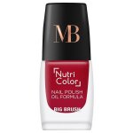 Mb milano - base & top coat - vernis 2 en 1 gloss 8 ml rouge fonc female