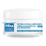 Mixa - hyalurogel nuit creme - masque hydratante sommeil rparateur crme de nuit 50 ml female
