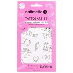 Nailmatic - planche de taouage a colorier - kawai maquillage pour le corps 1 pieces unisex Nailmatic - planche de taouage a colorier - kawai maquillage pour le corps 1 pieces unisex