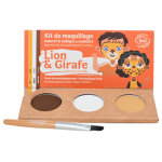 Namaki maquillage de déguisement 3 fards : or, blanc, marron Namaki maquillage de déguisement 3 fards : or, blanc, marron