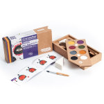 Namaki maquillage de déguisement 8 fards : gris, rouge, jaune, orange, vert foncé, violet, blanc, noir ... Namaki maquillage de déguisement 8 fards : gris, rouge, jaune, orange, vert foncé, violet, blanc, noir ...