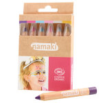 Namaki maquillage de dguisement crayons or / argent / rose / turquoise / violet / fuchsia