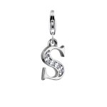 Nenalina - charm lettre pendentif individuel et personnalis en argent 925 sterling pour tous les porteurs ...