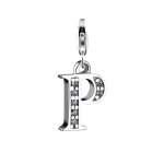 Nenalina - charm lettre pendentif individuel et personnalis en argent 925 sterling pour tous les porteurs ...
