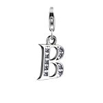 Nenalina - charm lettre pendentif individuel et personnalis en argent 925 sterling pour tous les porteurs ...