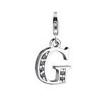 Nenalina - charm lettre pendentif individuel et personnalis en argent 925 sterling pour tous les porteurs ...