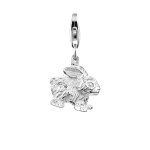 Nenalina - femmes lapin pendentif en argent sterling 925 charmes et pendentifs 1 pieces female