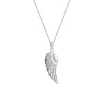 Nenalina - femmes pendentif ailes d'ange en argent sterling 925 colliers 1 pieces female