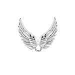 Nenalina - femmes charm ailes ange porteur ludique en argent sterling 925 charmes et pendentifs 1 pieces ...